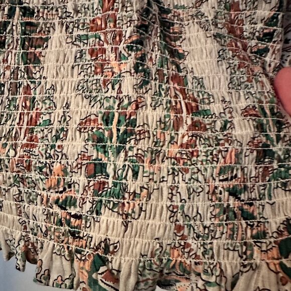 NWT Veronica Beard Kali Top Stone Multi Smocked Blouse Size 2 - Picture 10 of 11